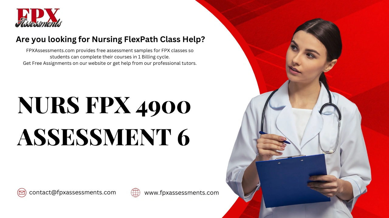 NURS FPX 4900 Assessment 6