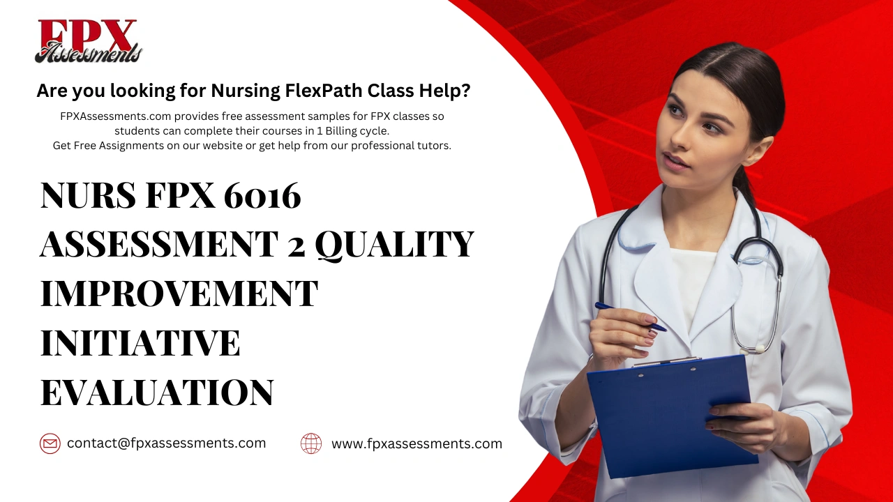 NURS FPX 6016 Assessment 2 Quality Improvement Initiative Evaluation