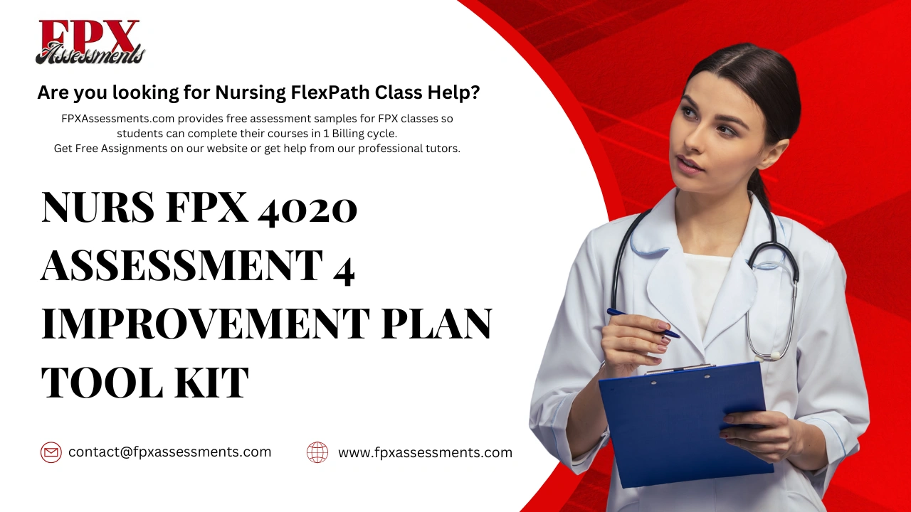 NURS FPX 4020 Assessment 4 Improvement Plan Tool Kit