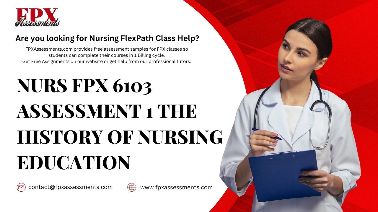 NURS FPX 6103 Assessment 1 The History of Nursing Education