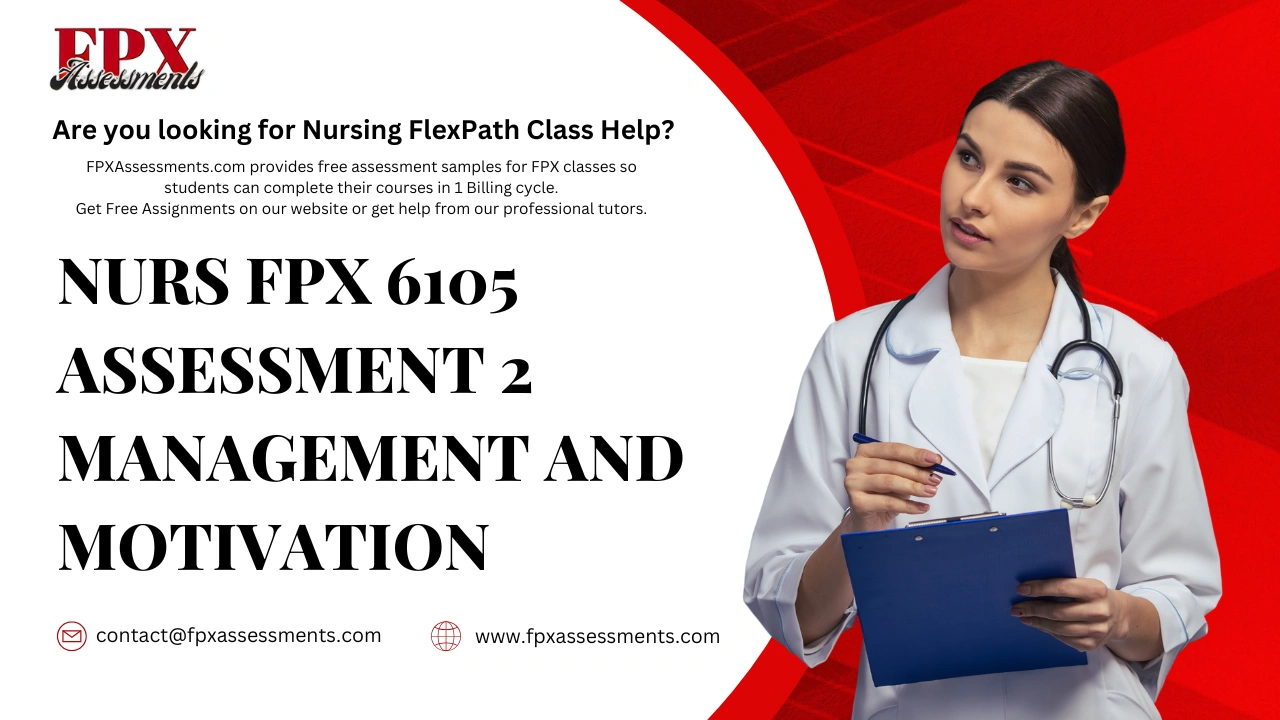 NURS FPX 6105 Assessment 2 Management and Motivation