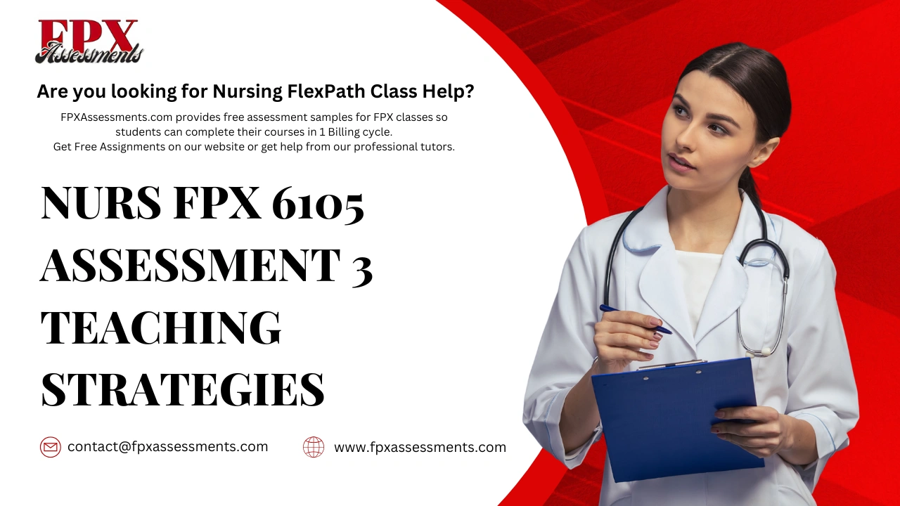 NURS FPX 6105 Assessment 3 Teaching Strategies