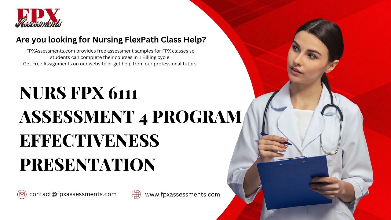 NURS FPX 6111 Assessment 4 Program Effectiveness Presentation