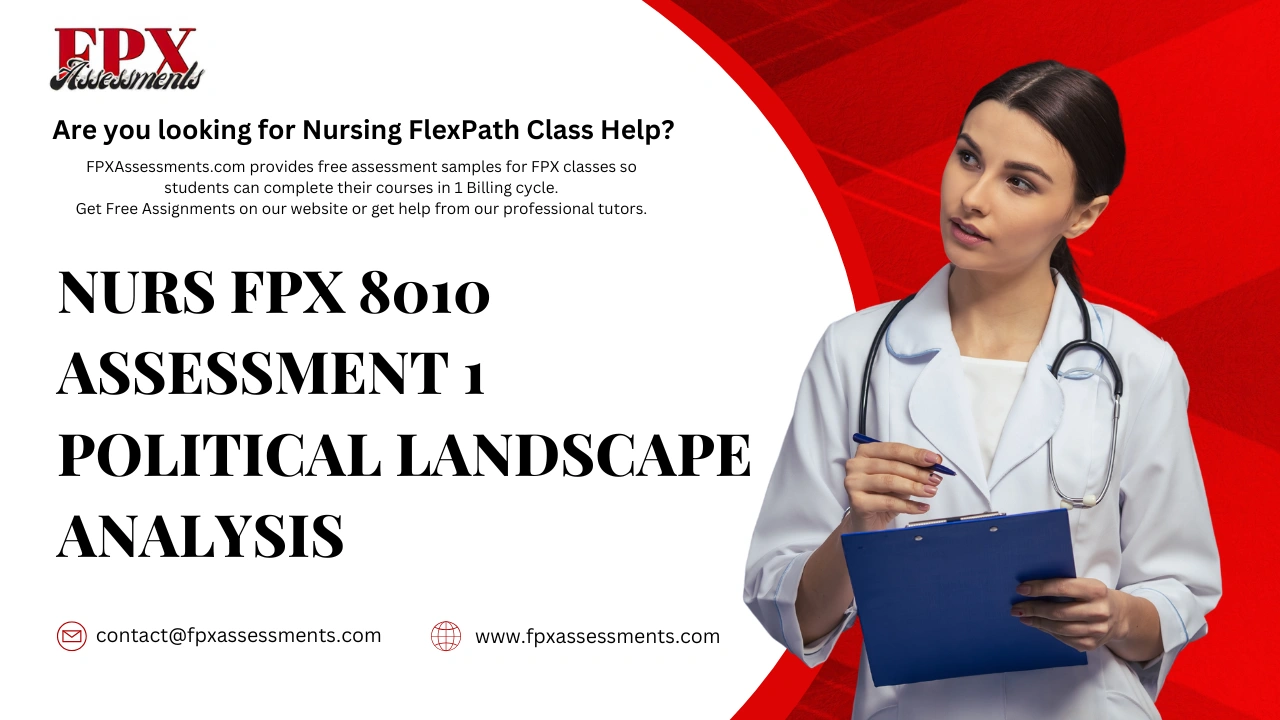 NURS FPX 8010 Assessment 1 Political Landscape Analysis