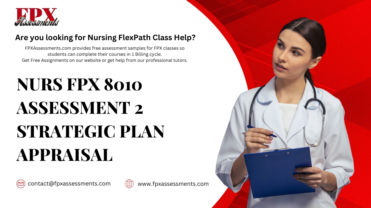 NURS FPX 8010 Assessment 2 Strategic Plan Appraisal