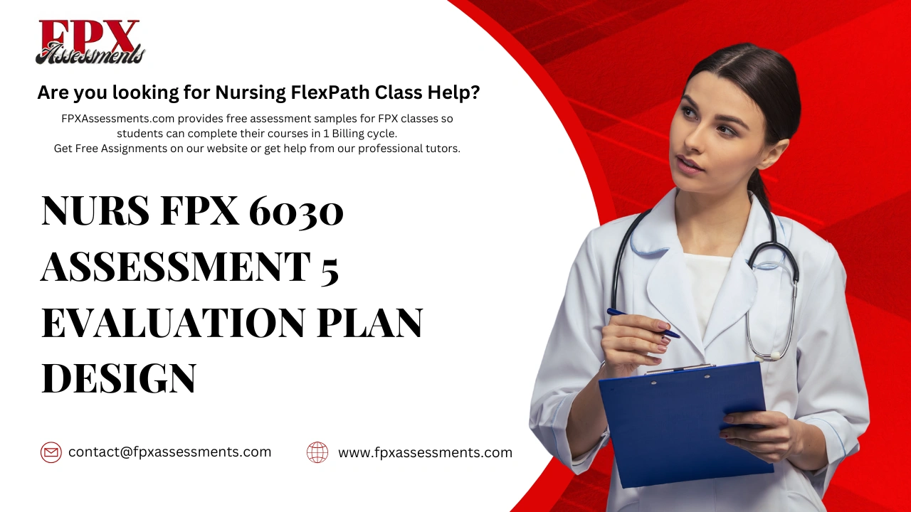 NURS FPX 6030 Assessment 5 Evaluation Plan Design