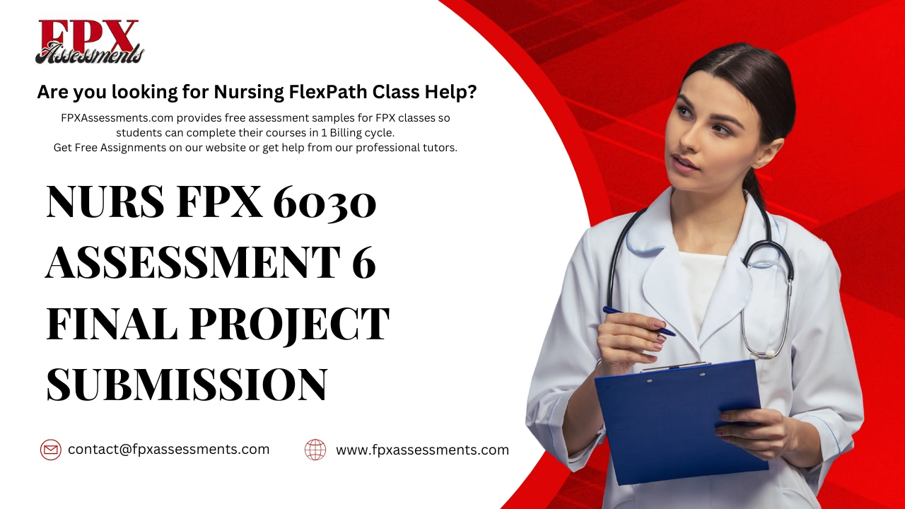 NURS FPX 6030 Assessment 6 Final Project Submission