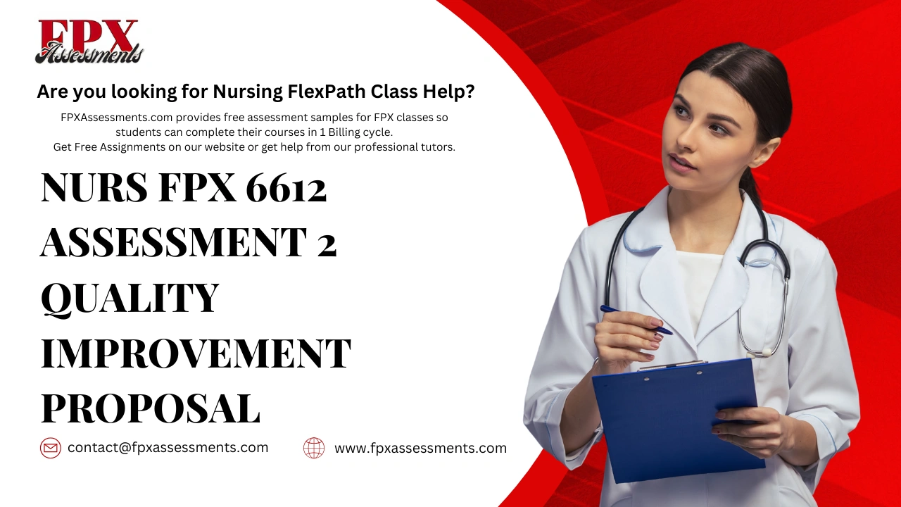 NURS FPX 6612 Assessment 2 Quality Improvement Proposal