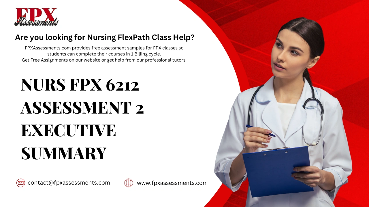 NURS FPX 6212 Assessment 2 Executive Summary