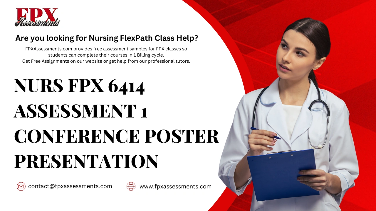 NURS FPX 6414 Assessment 1 Conference Poster Presentation